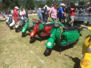 Rollers in Sigmaringen tijdens Zundapp100