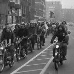 Amsterdams protest tegen bromfiets belasting