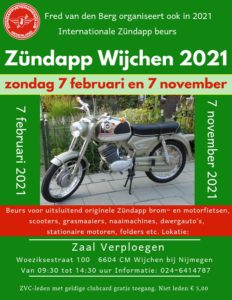 Zündapp beurs in Wijchen 2021