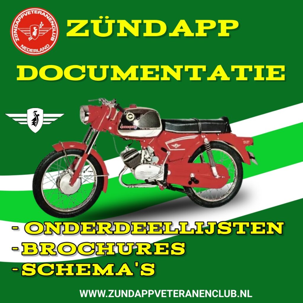 Zundapp documentatie folders brochures