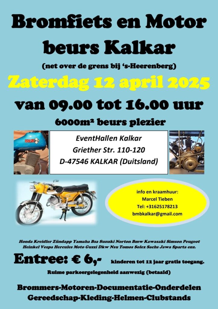 flyer Kalkar beurs 2025